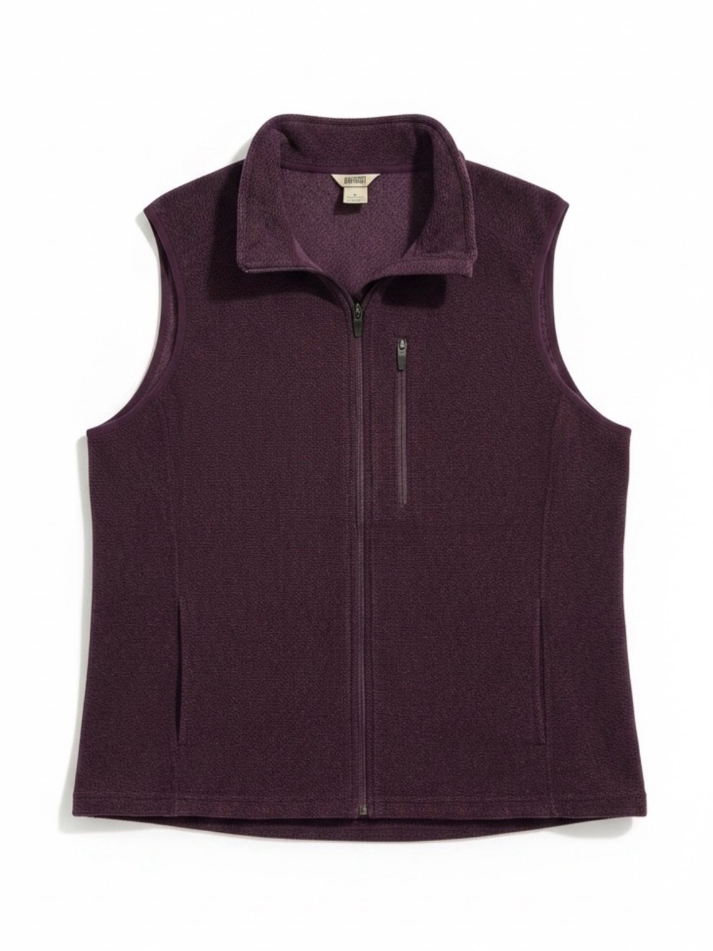 Duluth Trading Co. Women's Plum Purple Fleece Vest X-Large